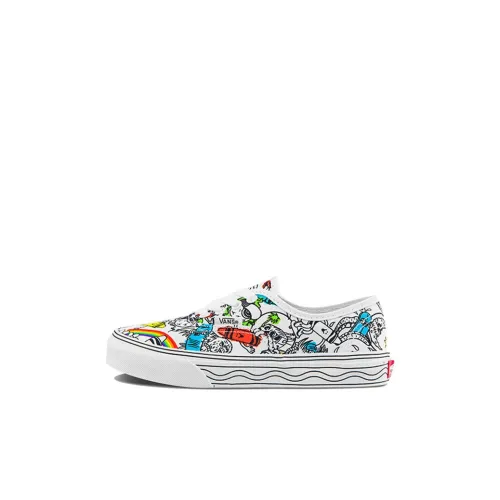 Vans Authentic Series Детские Скейтбординги Низкие Топы Для Детей