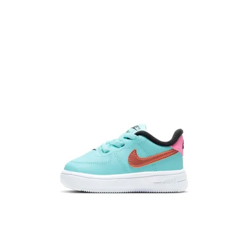 Nike Air Force 1 '18 Low Топ Обувь для малышей Сине-оранжевый Розовый Infant And Toddler
