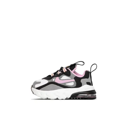 Nike Air Max 270 RT Low Топ Беговые кроссовки Черно-розовый Infant и Toddler