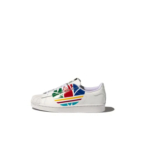 Adidas Originals Superstar Pure C Low Топ Кроссовки для скейтбординга Белый Дети Возраст 3-7 лет