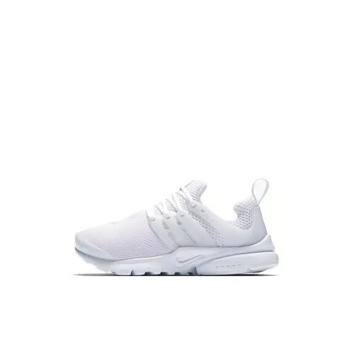 Nike Presto Slip-resistant Амортизация Устойчивость к истиранию Дышащий Легкий Низкий Топ Детская Беговая Обувь Белый