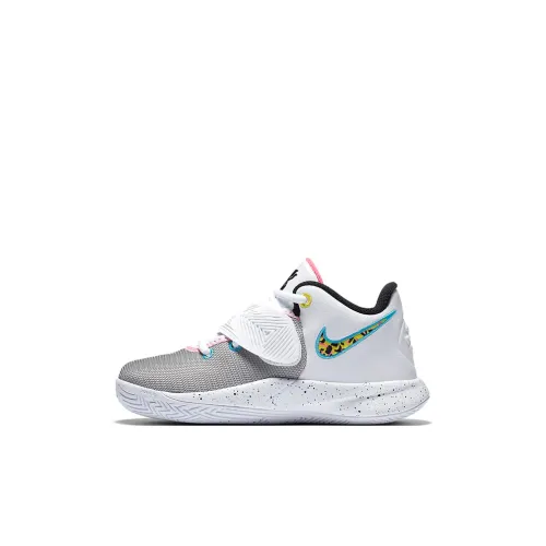 nike Kyrie Flytrap 3 MID Топ Детские Баскетбольные Кроссовки Белый Розовый Детский Возраст 3-7 Лет