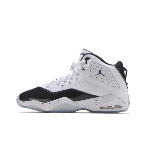 Джордан B'Loyal Амортизация Износостойкий Высокий Топ Детские Баскетбольные Кроссовки Черно-белые