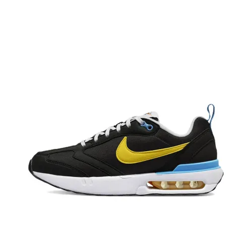 Nike Air Max Dawn Low Top Kids Lifestyle Shoes Black Yellow Teenagers Найк Эйр Макс Даун Ло Топ Кидс Лайфстайл Шуз Черный Желтый Подростки