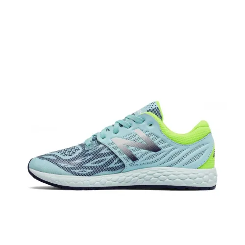 New Balance NB Свежий Пена Series Zante V3 Низкий Топ Детские Беговые Кроссовки Кислородный Синий Подростки