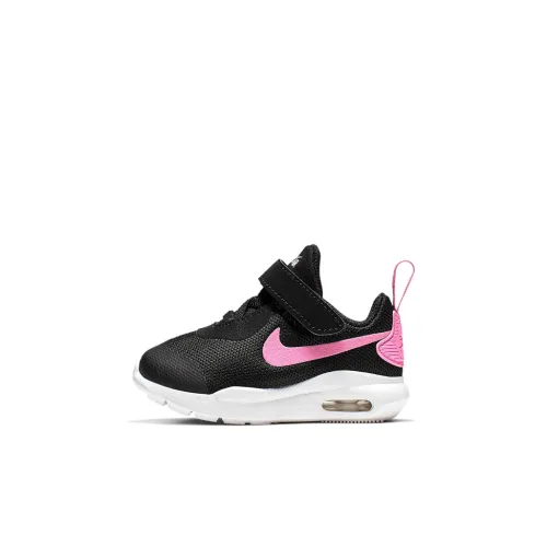 Nike Air Max Oketo Low Топ Беговые кроссовки Черно-розовый Infant и Toddler