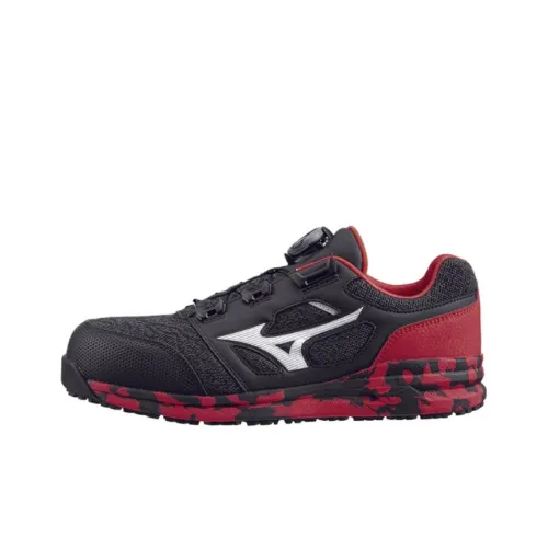 Mizuno Детская беговая обувь Низкий топ Черный Красный Школьный возраст