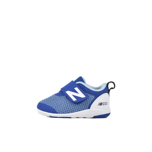 New Balance NB 223 Амортизация Устойчивость к истиранию Дышащий Низкий Топ COLLEGE Xie Сине-белый Для малышей и детей дошкольного возраста