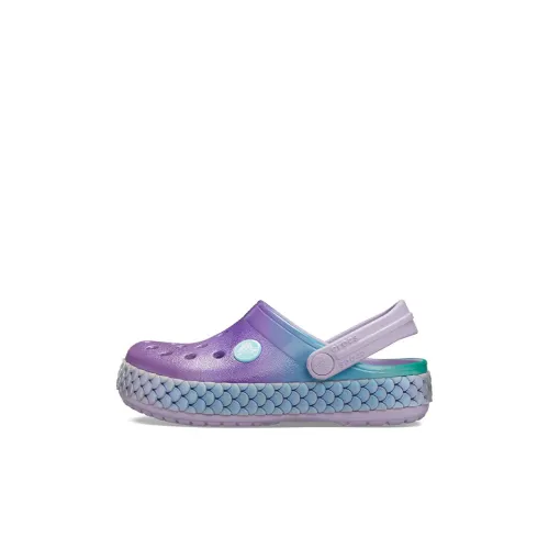 Crocs Classic Clog Русалка Детские Сандалии Градиент Синий Фиолетовый Детский