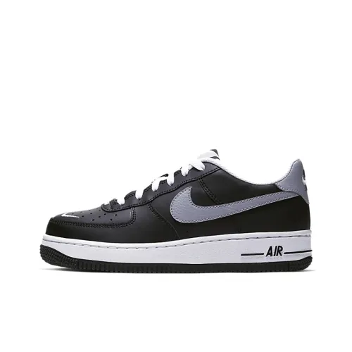 Nike Air FORCE 1 LV8 Low Топ Детские Скейтбординги Черно-серый Подростки