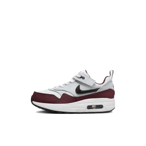 Nike Air Max 1 EasyOn Детская беговая обувь Белый Красный Детский