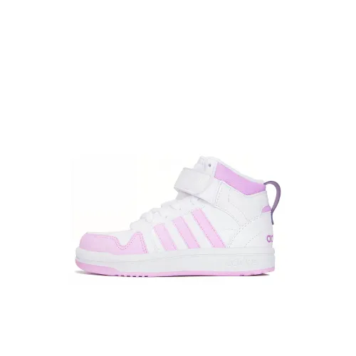 ADIDAS NEO Postmove MID K Амортизация Устойчивый к истиранию Дышащий MID Топ Детский Скейтбординг Белый Розовый Детский