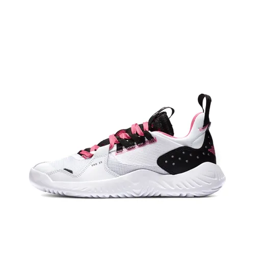 Джордан Delta 1 Slip-on Резистентная Амортизация и Дышащий Низкий Топ KIDS Lifestyle Shoes Белый Фиолетовый