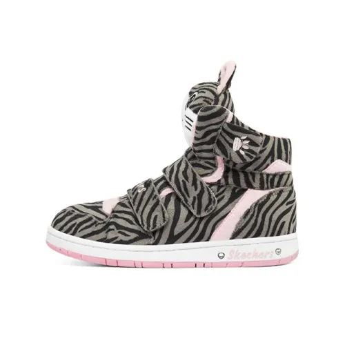 Skechers Sugarcanes MID Топ Детские Скейтбординги Серый Черный Подростки