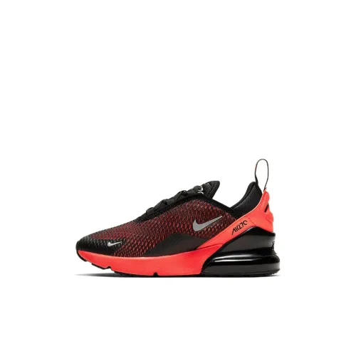 Nike Air Max 270 Kids Lifestyle Shoes Красный черный для детей от 3 до 7 лет