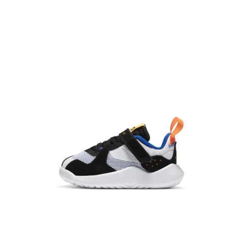 Джордан Delta Устойчивый к истиранию Низкий Топ Спортивная Повседневная Обувь Черный Белый Оранжевый Для Малышей и Детей