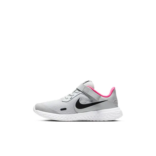 Nike REVOLUTION 5 FlyEase противоскользящие устойчивые к истиранию дышащие низкие детские беговые кроссовки