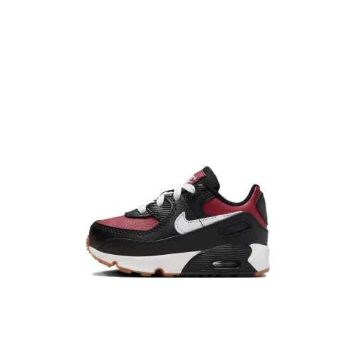 Nike Air Max 90 LTR Low Топ Обувь для малышей Красный черный белый Infant And Toddler