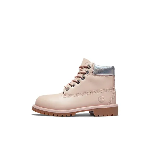 Timberland Детские кожаные сапоги для дошкольников