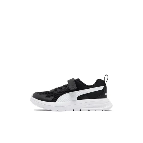 PUMA EVOLVE RUN Детская повседневная обувь Низкий топ Черный Белый Kids