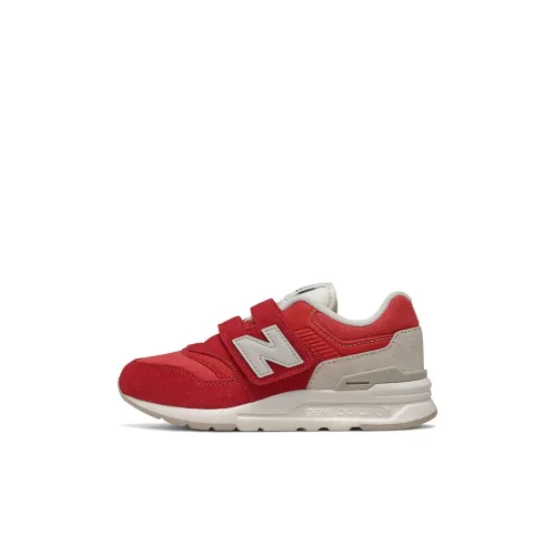New Balance Hook and Loop 997H Детские повседневные туфли Серый Красный для детей 3-7 лет