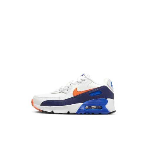 Nike Air Max 90 LTR Kids Lifestyle Shoes Белый Синий Детские 3-7 лет