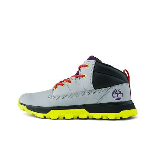 Timberland Амортизация Противоскользящий Устойчивый к истиранию Легкий Дышащий MID Топ Детские Беговые Кроссовки