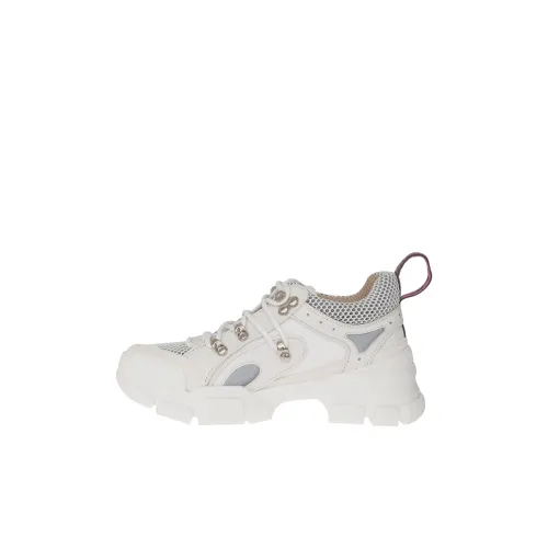 GUCCI Flashtrek Slip-resistant Амортизация Устойчивость к истиранию Дышащий Низкий Топ Детские Лайфстайл Обувь Белый Детский