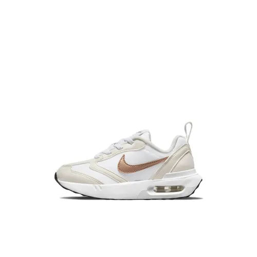 Nike Air Max Dawn Low Топ Спортивная Повседневная Обувь Белый Золото Дети Возраст 3-7 Лет