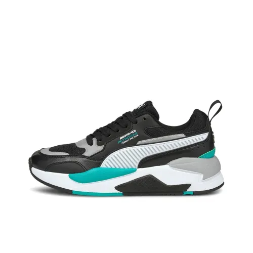 PUMA Mercedes F1 Юность X Ray 2 Kids Lifestyle Shoes Черный Белый Подростки