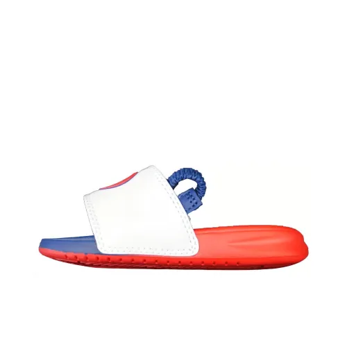 Champion Super Slide Split Резиновая подошва Детские домашние тапочки Красный Белый Синий Подростки