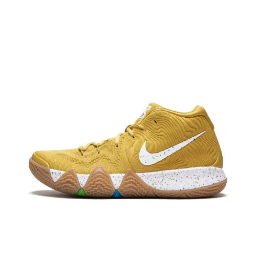Детская баскетбольная обувь Nike Kyrie 4, модель MID, топ, школьный возраст