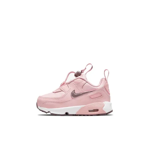 Nike Air Max 90 Toggle Low Топ Беговые кроссовки Розовый Infant и Toddler