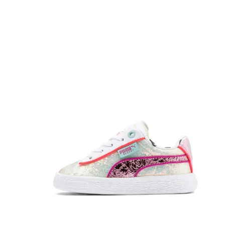 PUMA SOPHIA WEBSTER Легкий Баланс Низкий Топ Детские Скейтбординги Белый Розовый Желтый Дети Возрастом 3-7 Лет