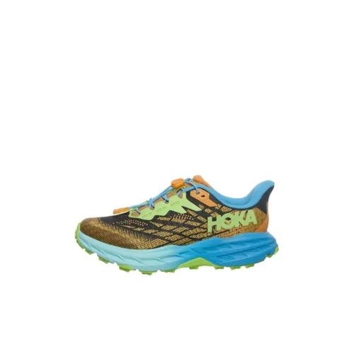 HOKA ONE ONE Speedgoat 5 Детские беговые кроссовки Низкий топ Синий Черный Kids