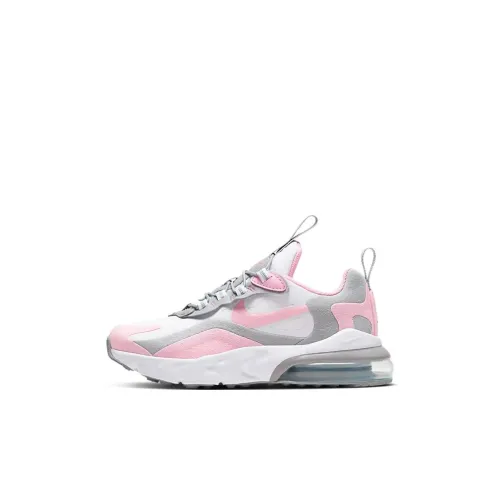 Nike Air Max 270 RT Kids Lifestyle Shoes Белый серый розовый Дети 3-7 лет