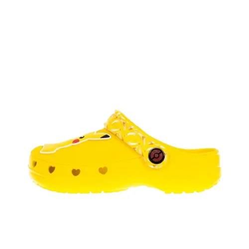Подростки POKEMON x Skechers Sweetheart Lights Водонепроницаемый Kids Сабо Желтый