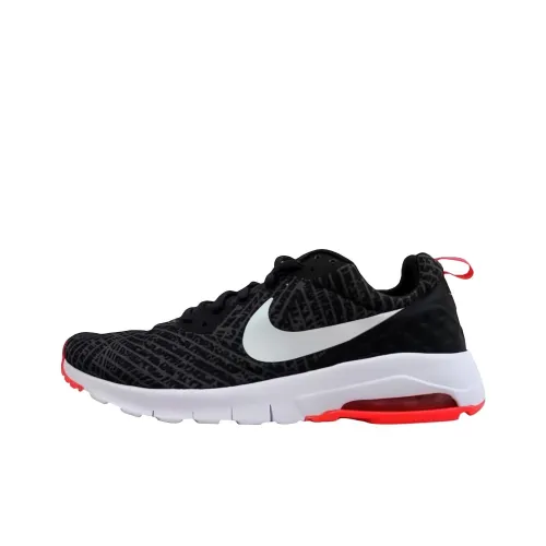 Nike Air Max Motion 2 Амортизация Износостойкий Низкий Топ Детские Беговые Кроссовки Черный Серый Подростки