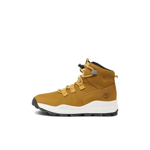 Timberland Brooklyn Collection Устойчивые к истиранию Термические Низкие Детские ботинки Пшеница Детские