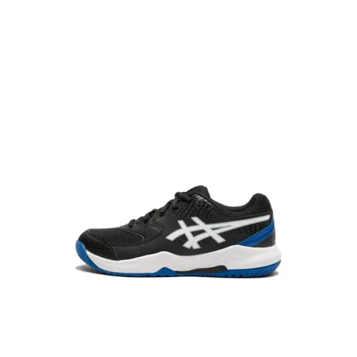 Asics Гель Dedicate 8 Детские беговые кроссовки Низкий Топ Черный Kids