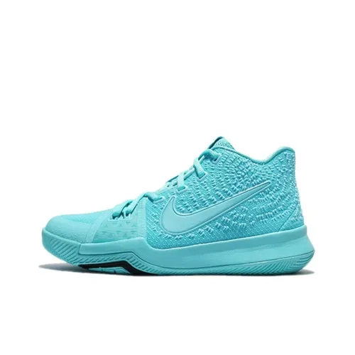 Nike Kyrie 3 'Аква' Нескользящий Легкий MID Топ Детские Баскетбольные Кроссовки Мятно-зеленый Подростки