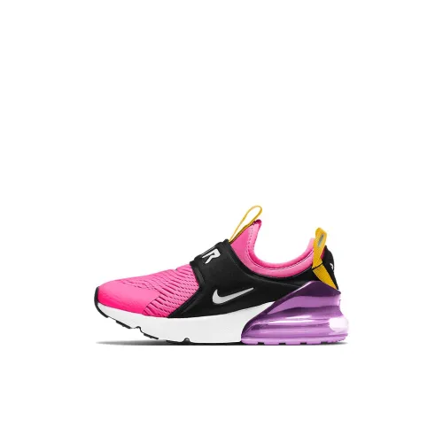 Nike Air Max 270 Дышащие и Легкие Детские Лайфстайл Обувь Фуксия для Детей Возрастом 3-7 Лет