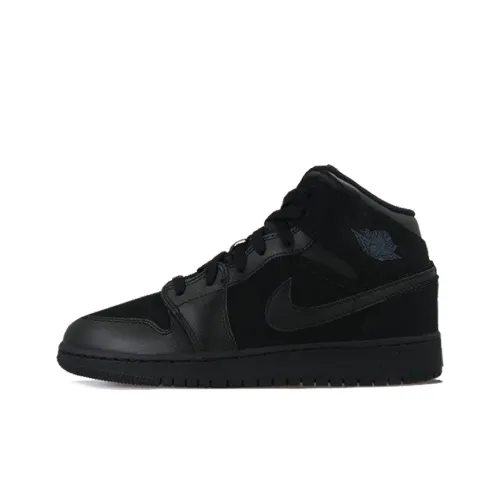 Jordan Air Jordan 1 Детские баскетбольные кроссовки MID Топ Школьный возраст
