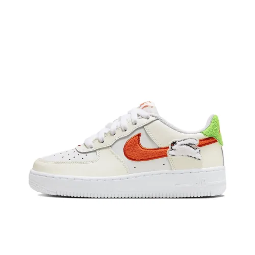 Nike Air Force 1 Год кролика Низкий Топ Детские Скейтбординги Белый