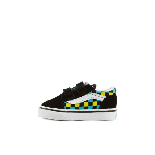 Vans Old Skool Collection Низкие кеды для малышей Черный Синий Красный Infant и Toddler