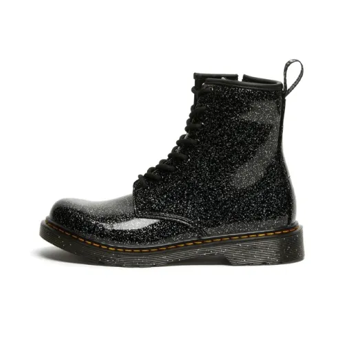 Dr.Martens 1460 Водонепроницаемый и Износостойкий Детский Кожаный Сапоги Черный Подростки