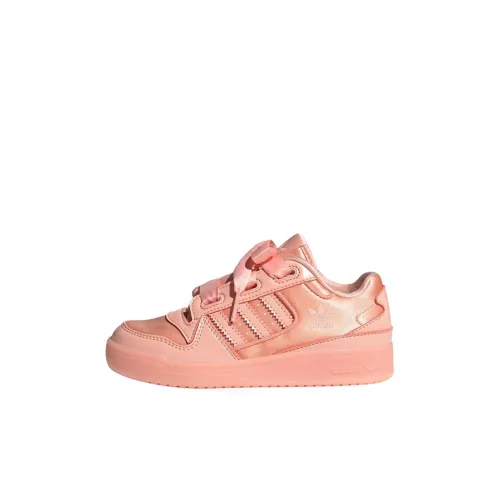 Adidas Originals FORUM Satin Low C Low Top Скейтборд Кроссовки Розовый Детский Возраст 3-7 лет