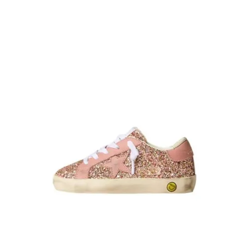 Golden Goose Супер Звезда Детские Скейтбординги Низкий Топ Розовый Kids
