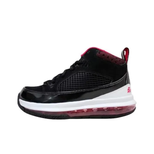 Jordan Flight 9 Ma Flt 9 Max RST Амортизация Износостойкий MID Топ Детские Баскетбольные Кроссовки Черный Красный Подростки