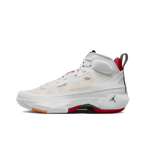 Jordan Air Джордан 37 HARE High Топ Детские Баскетбольные Кроссовки Белый Красный